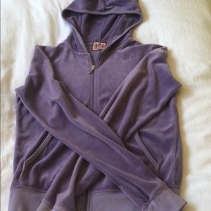 Juicy Couture velour purple tracksuit